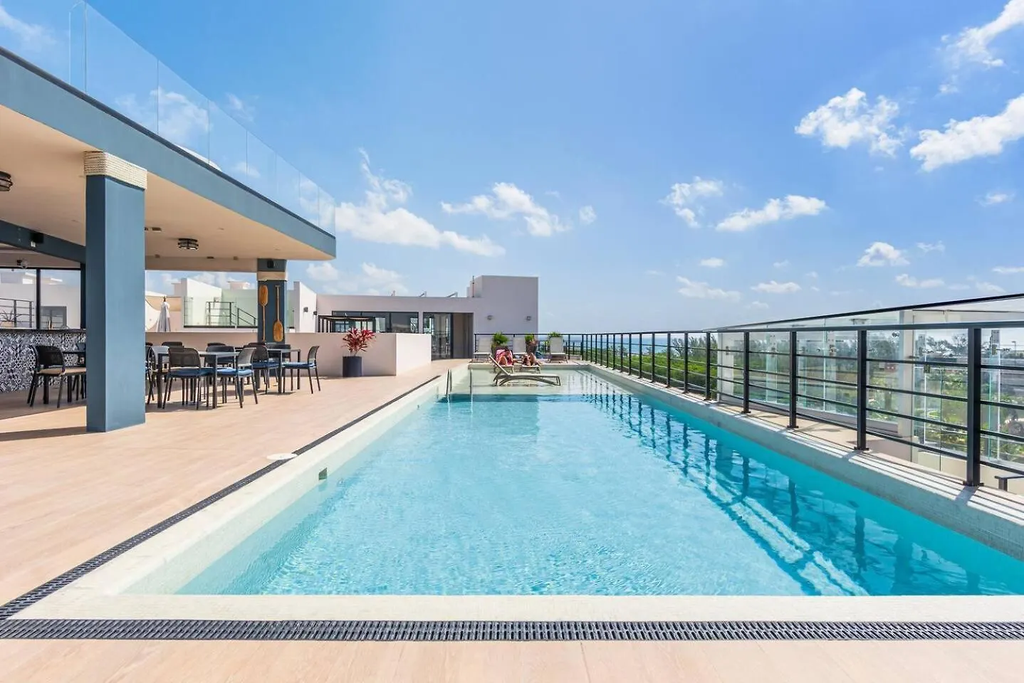 Luxury 2Br 2Ba, Ocean View, 200M From Beach Playa del Carmen Apartamento